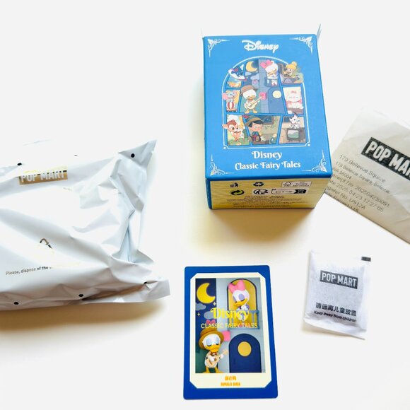 3674 DISNEY X POP MART BOOK FIGURE FIGURINE COLLECTIBLE CLASSIC FAIRY TALES - Picture 1 of 4